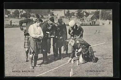 AK Armée Anglaise, Lanceurs de poids