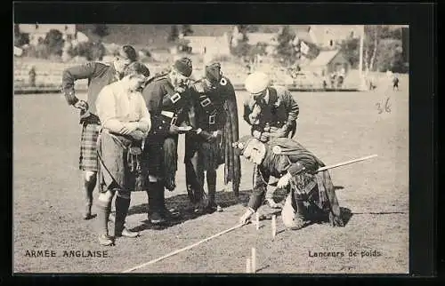 AK Armée anglaise, Lanceurs de poids