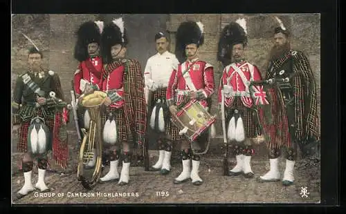 AK Group of Cameron Highlanders