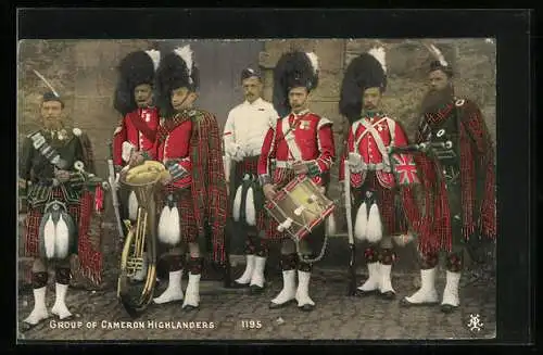 AK Group of Cameron Highlanders