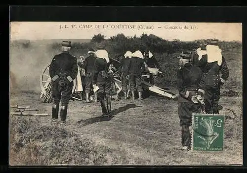 AK Camp de la Courtine /Creuse, Concours de Tir