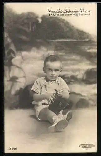 AK Prinz Louis Ferdinand von Preussen, Kinderbild