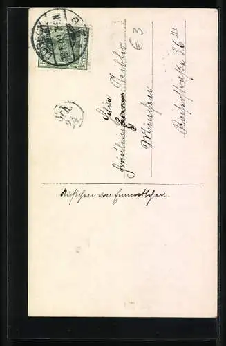 AK Prinz Louis Ferdinand von Preussen als Kleinkind auf einem Stuhl sitzend