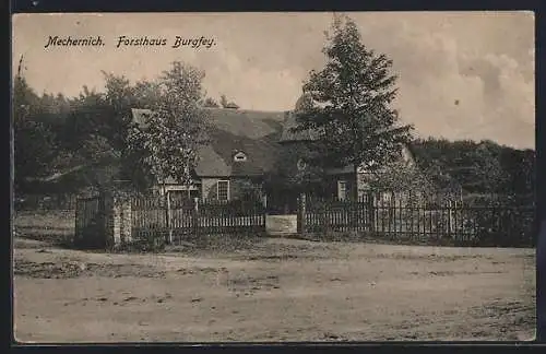 AK Mechernich, Blick auf das Forsthaus Burgfey