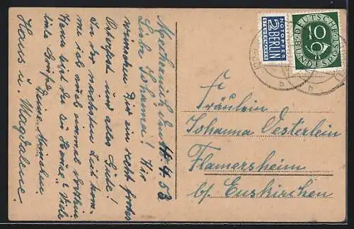 AK Mechernich, Blick auf das Forsthaus Burgfey