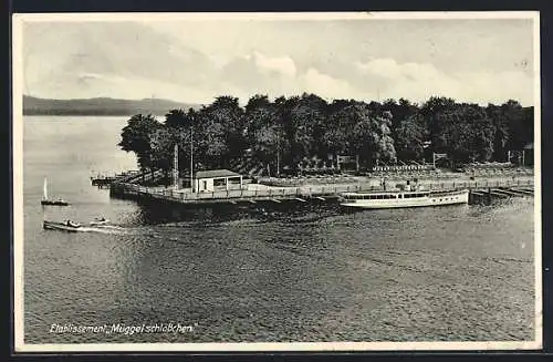 AK Berlin-Köpenick, Etablissement Müggelschlösschen