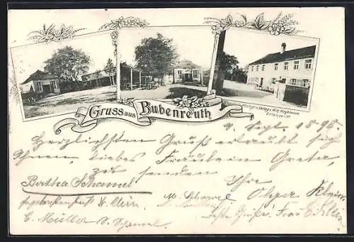 AK Bubenreuth, Gasthaus, Strassenpartie, Ortspartie