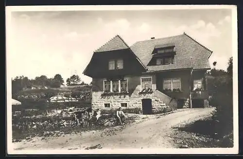 AK St. Blasien, Kaffee-Restaurant Albtalblick, Inh.: Hans Schneider