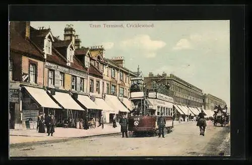 AK London, Cricklewood, Tram Terminus