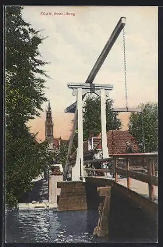 AK Edam, Kwakelbrug, Motiv der Brücke