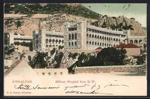 AK Gibraltar, Military Hospital from Northwest