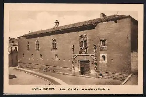 AK Ciudad Rodrigo, Casa senorial de los condes de Montarco