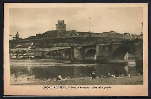 AK Ciudad Rodrigo, Puente romano sobre el Agueda