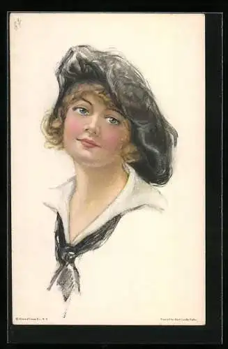 Künstler-AK Alice Luella Fidler: American Girl No. 67