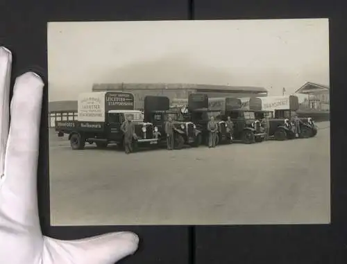 Fotografie Lastwagen Morris mit Hamshaw Aufbau, LKW Pritschen & Koffer Daily Services Leicester - Staffordshire