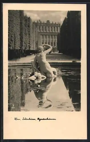 AK Wien, Schönbrunn, Majadenbrunnen