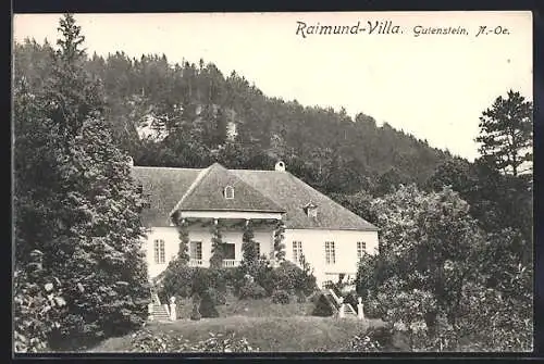 AK Gutenstein /N.-Oe., Die Raimund-Villa