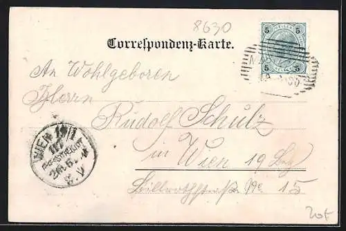 AK Maria Zell, Ortsansicht mit Kirche