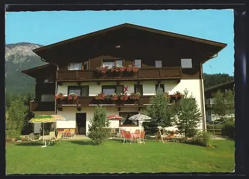 AK Söll /Tirol, Pension Kaiserblick Fam. Erwin u. Monika Wagner