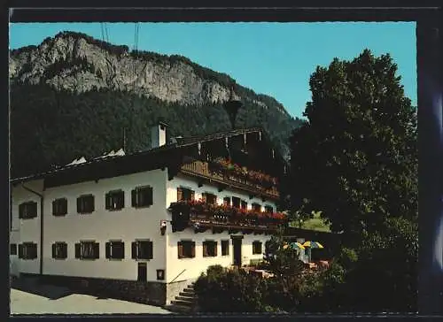 AK St. Johann i. Tirol, Gasthaus Pension Hinterkaiser von Johann und Irmgard Schmiedberger