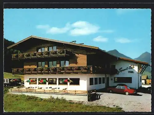 AK Hinterthiersee, Gebäudeansicht Sport-Cafe Tyrol