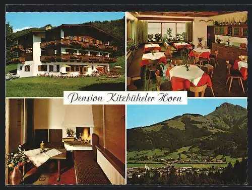 AK Oberndorf /Tirol, Pension Kitzbüheler Horn, Innenansichten