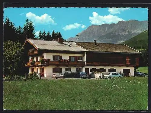 AK Going am Wilden Kaiser, Hotel Wolfseggstallbauer Nikolaus Heuberger, Sonnseite 155