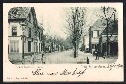 AK Velp bij Arnhem, Rozendaalsche Laan