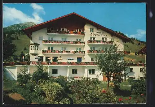 AK Lermoos, Das Hotel Edelweiss v. M. Gerber