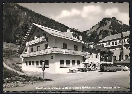 AK Wald a. Arlberg, Das Gasthaus Spulersee