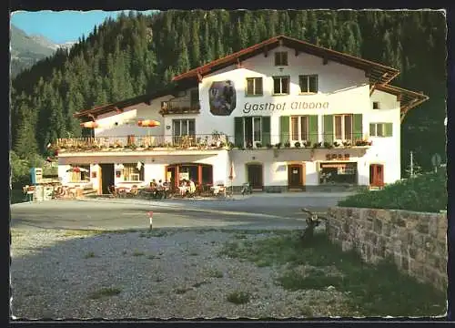 AK Klösterle am Arlberg, Der Gasthof Albona der Fam. Kessler