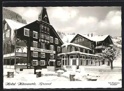 AK Brand, Das Hotel Hämmerle im Winter