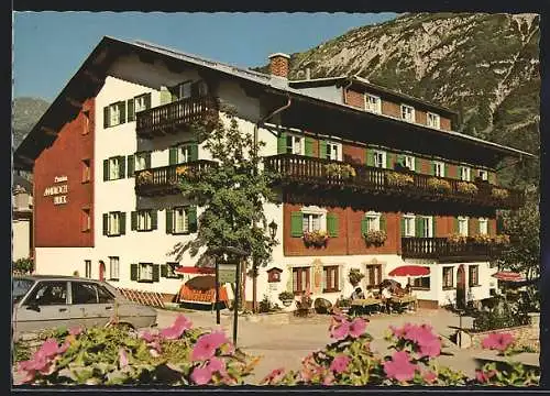 AK Lech am Arlberg, Die Pension Madlochblick der Fam. Schuler