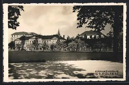 AK St. Pölten, Blick zum Krankenhaus