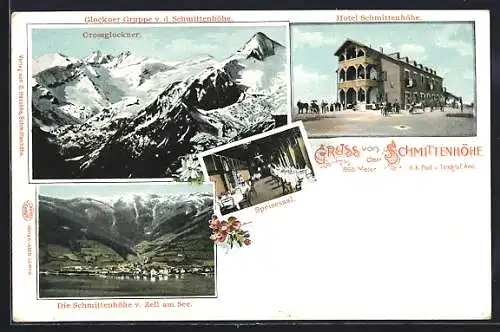 AK Schmittenhöhe, Hotel mit Speisesaal, Grossglockner