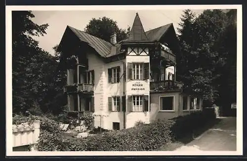 AK St. Wolfgang am Wolfgangsee, Blick zur Pension Villa Rösler