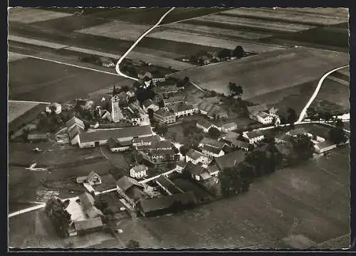 AK Kirchdorf, Gesamtansicht aus der Vogelschau