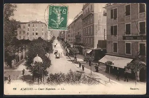 AK Ajaccio /Corse, Cours Napoleon