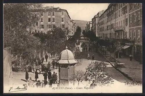 AK Ajaccio /Corse, Cours Napoleon