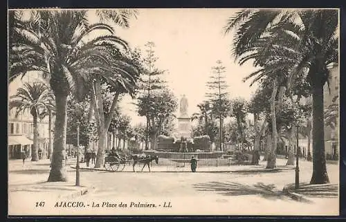 AK Ajaccio, La Place des Palmiers