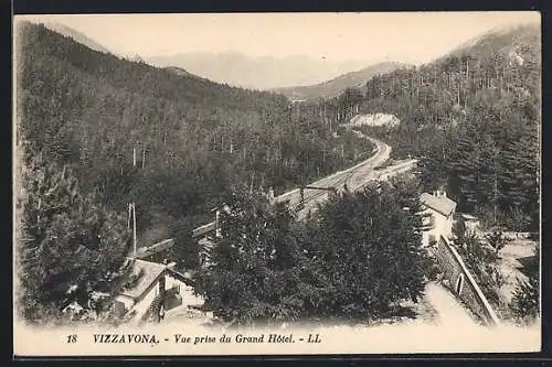 AK Vizzavona, Vue prise du Grand Hotel