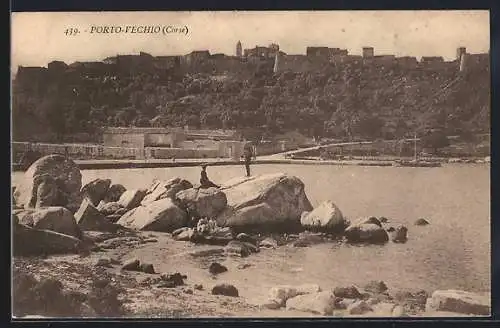 AK Porto-Vechio /Corse, Vue panoramique