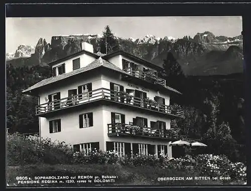 AK Oberbozen am Ritten, Hotel Pensione Regina