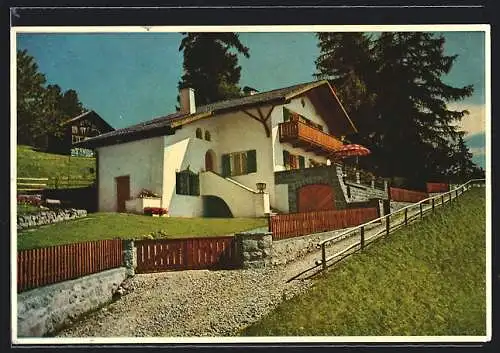 AK Oberbozen /Ritten, Hotel Haus Rabanser