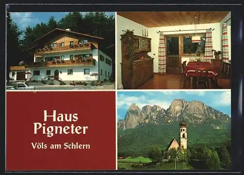 AK Völs am Schlern, Hotel Haus Pigneter, Bes. Konrad Pigneter