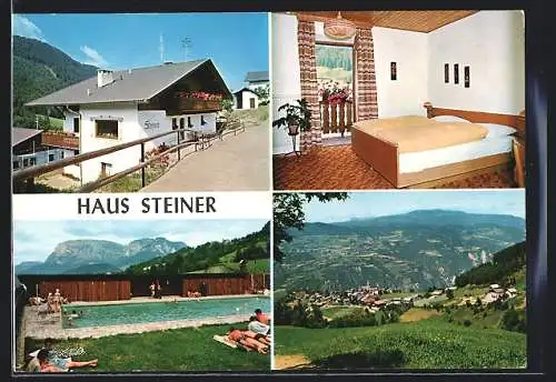 AK Steinegg bei Bozen, Hotel Haus Steiner, Bes. Fam. Alois Lantschner