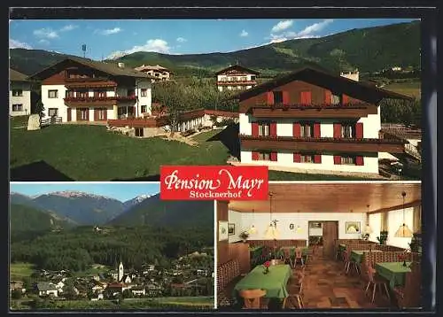 AK Schabs bei Brixen, Pension Mayr Stocknerhof, Innenansicht, Teilansicht