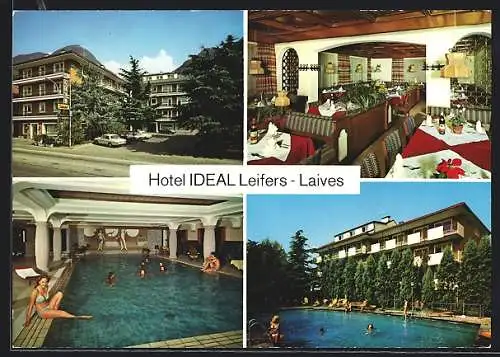 AK Leifers, Hotel Ideal, Speisezimmer, Pool