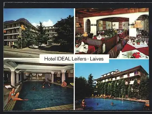 AK Leifers, Hotel Ideal, Speisezimmer, Pool