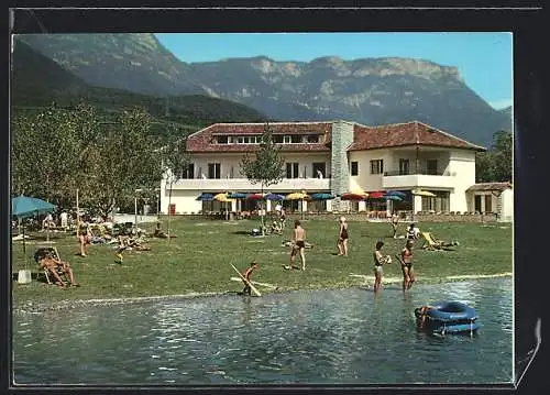 AK Kalterer See bei Bozen, Pension-Restaurant Seegarten